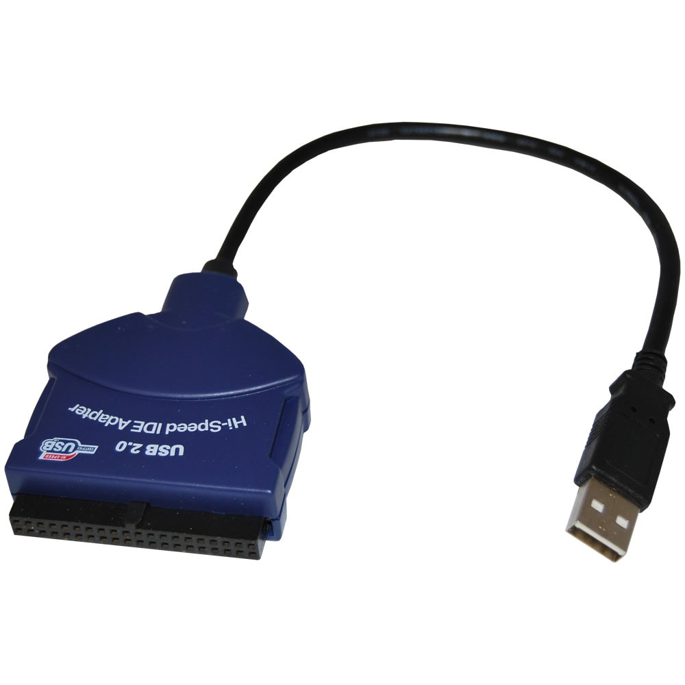 USB 2.0 to IDE Adaptor Cable  USB to SATA & IDE Adapters  USB 